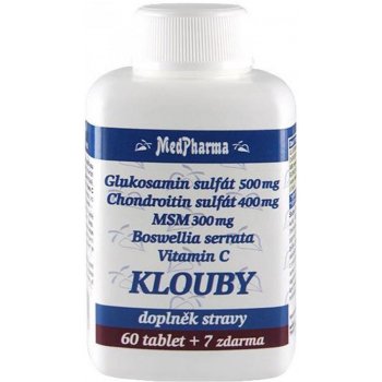 MedPharma Komplex na klouby G+CH+MSM 67 tabliet