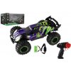 Teddies Auto RC Buggy rýchlostný 2,4 GHz plast 40cm dobíjací pack+batérie fialové
