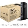 Club3D USB-A a USB-C Dual Display 4K60Hz Dokovacia stanica (6x USB 3.0/2x DP/Ethernet/USB-B/2x audio) - CSV-1460