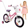 ROWEREK DZIECIĘCY 14 PALCOV BICYKEL PRE DIEVČATKO KOŠÍK A VODIACA TYČ +