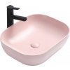 MEXEN - Rosa keramické umývadlo na dosku 50 x 40 cm ružové mat 21095044