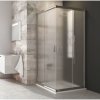 Ravak Blix Sprchový kút 80 x 80 cm, hrozno/jasný alu BLRV2-80 1LV40C00ZG