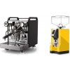 Rocket Espresso Mozzafiato FAST R, black + Eureka Mignon Specialita, CR yellow
