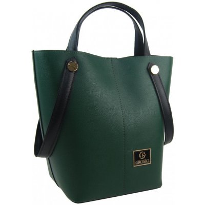 Grosso shopper dámska kabelka S683 Zelená