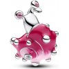 PANDORA strieborná korálka Ružový slimáčik 794553C01