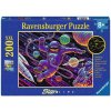 Svietiace puzzle Ravensburger 200 dielikov XXL Vesmírne dobrodružstvo