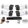Monitorrs Security AI Aktív IP 4 kamerový set 5 Mpix WTube (6079K4) (Monitorrs Security)