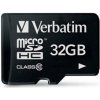 VERBATIM MicroSDHC karta 32GB Premium, U1