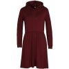 Dámske mikinové šaty NAX, MIWA Vínová XL