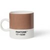 Pantone Svetlohnedý keramický hrnček na espresso Mocha Mousse 17 1230 120 ml