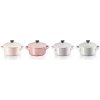 Le Creuset - set 4 mini hrncov/pekáčov 10x5cm, 0,2l ružová metallic