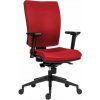 Kancelárska stolička GALA Plus SL červená BN14 + podrúčky AR08
