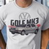 Tričko s potlačou VW GOLF MK3 Dámsky Biela XS