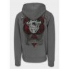 PitBull West Coast Pánská mikina ACE OF SPADES KPZ - šedá