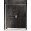 New Trendy Prime sprchové dvere 130 cm posuvné chróm lesklá/priehľadné sklo D-0356A