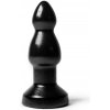 Mister B WAD22 Atomic Blast Black, čierny análny kolík 25,5 x 6,3–8,5 cm
