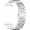 Techsuit - Watchband 20mm (W052) remienok pre Samsung Galaxy Watch 4/5/Active 2, Huawei Watch GT 3 (42 mm)/GT 3 Pro (43 mm) – strieborný KF2324399