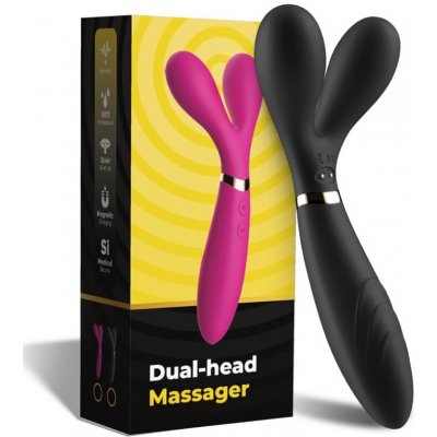 Armony Y-Wand Massager & Double Head Black