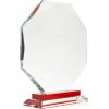 ETROFEJE plaketa sklo 7160 Red+ krabička