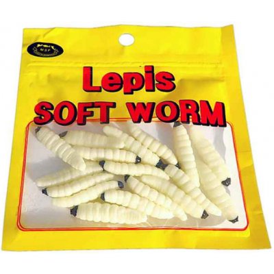 LEPIS BAITS SoftWorm-3206 White 35mm 17ks