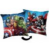 Jerry Fabrics Mikroplyšový vankúš Avengers Heroes 03 Polyester 40x40
