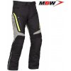 MBW BUCK PANTS - pánské černo-šedé textilní moto kalhoty - 58 - doprava zdarma