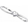 Strieborný náramok Hinged Heart B5524