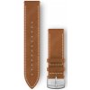 Garmin Quick Release 20mm, kožený světle hnědý, stříbrná přezka 010-12691-0A