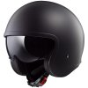 Prilba na motocykel otvorenú LS2 OF599 Spitfire čierna matná Veľkosť: XS