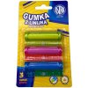 ASTRA 2v1 guma s pravítkom 5 cm mix farieb 425022007 blister 3 ks
