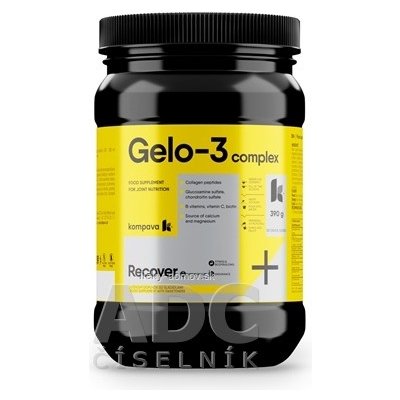 kompava GELO-3 complex prášok, príchuť broskyňa, 1x390 g