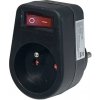 Konnoc DX-FZBK-01/01A rozbočka 1x zásuvka s vypínačem černá 434008,10 NoName