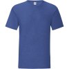 Fruit of the Loom Tričko Iconic 150 T, krátký rukáv, pánské COT161430i6201-heather roy S Melír modrá královská