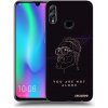 Picasee silikónový čierny obal pre Honor 10 Lite - You are not alone