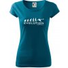 Evolution Football - Dámske tričko Pure - L ( Petrolejová )