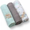 Bambusové detské plienky 3 ks, Lietadlá - mätové/šedé BabyOno