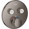 Grohe Grohtherm SmartControl vaňová/sprchová batéria nástenná s termostatom čierna 29119A00
