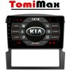 TomiMax Kia Sorento Android 14 autorádio s WIFI, GPS, USB, BT HW výbava: QLED 8 Core 8GB+256GB HIGH - iba displej A,C