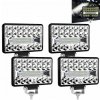 SET 4x VÝKONNÁ PRACOVNÁ LAMPA 108W 36LED HALOGEN 12V 24V pre traktor