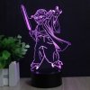 Beling 3D lampa, Yoda 2, 7 farebná S151