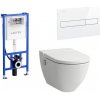 Laufen Cleanet Navia Set Bidetová toaleta, biele tlačidlo a modul 1 set