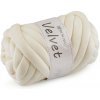 Priadza Marshmallow hrubá Velvet Ø20 mm 500 g krémová svetlá 1ks