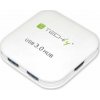 TECHLY HUB USB 3.0 Super-Speed ??4 Ports, biele IUSB3-HUB4-WH