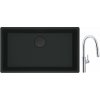 Súprava granitový drez Franke Maris 125.0697.757, kuchynská batéria Franke Pescara L Slide-In 115.0538.940
