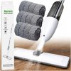 PLOCHÝ MOP S POSTREKOVAČOM DLHÝ 125 cm 350 ml + 3X VLOŽKY MIKROFIBRA 3 KS