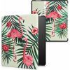 Puzdro KW Mobile - Flamingos & Palm Trees - KW4941715 - pre Amazon Kindle Oasis 2/3 - viacfarebné (KW Mobile obal na Amazon Kindle Oasis 2/3, flip, Flamingos & Palm Trees, viacfarebný, AutoSleep + zár