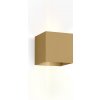 Wever & Ducré Štvorcové nástenné prisadené svietidlo BOX WALL SURF 2.0 LED 1800-3000K M Tree šampanské (34114LM9)