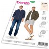 Strih Burda 6351 - Pánska bunda