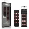 Řemínek silikonový duální ALIGATOR 22mm, červený