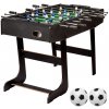 GamesPlanet 1217 Stolný futbal Belfast rozkladacia 121 x 101 x 79 cm čierny